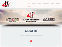 Tablet Screenshot of lapsoon.com